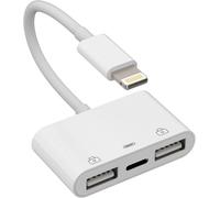 Thef-Adaptateur Otg Mâle Vers Usb Femelle Certifié Apple Et Câble De Chargeur Pour Iphone 11 12 13 14 Pro Max Xs Xr X Se 7 8plus Pour Ipad Air A Camera Memory Stick Flash Drive Cord Converter Load Sp