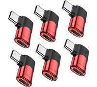 THEF-Adaptateur USB C 90 degrés, Prolongateur USB C Mâle vers Femelle à Angle Droit 100W, Connecteur USB4 Type C 40Gbps, 8K@60Hz pour Steam Deck, Switch, MacBook Air, Tablet and More Type C Devices