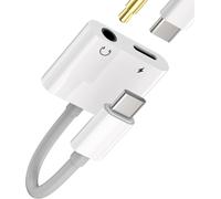 THEF-Adaptateur USB C Jack Casque pour Apple iPhone15 Pro Max Plus Pour iPad 10¿Air4/5¿Mini6¿Pro 12.9 Compatible avec Samsung 3,5 Écouteurs Câble Aux Dédoubleur Type C Chargeur Charge Rapide Port Câb