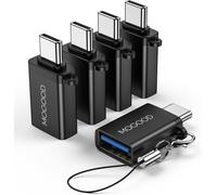 THEF-Adaptateur USB C mâle vers USB 3.0 Femelle, Adaptateur USB vers convertisseur USB C OTG Compatible MacBook Pro, Chromebook, Pixelbook, Microsoft Surface Go, Samsung Galaxy S20 S21 S22 Pixel