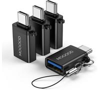 THEF-Adaptateur USB C mâle vers USB 3.0 Femelle, Adaptateur USB vers convertisseur USB C OTG Compatible MacBook Pro, Chromebook, Pixelbook, Microsoft Surface Go, Samsung Galaxy S20 S21 S22 Pixel