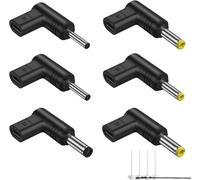 Thef-Adaptateur Usb C Vers Dc 6 X 90 ° Angle Usb C Vers Dc 5v Chargeur Pd Simulateur Déclencheur Adaptateur De Charge Plug Pour Ordinateur Portable, Routeur, Prise De Chargeur D'alimentation Mobile