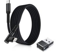 Thef-Câble Chargeur Usb C Vers Lightning 2m 90 Degrés Avec Adaptateur Usb A,Coudé Cordon Type C Pd Angle Droit Charge Rapide Pour Iphone 14 13 12 11 Mini Pro Max Se Xr Xs Ipad