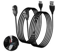THEF-câble de type C + câble USB-A de 1 m compatible avec Shokz OpenRun Pro 2/ Pro/Pro mini/mini AS800/S803/S810/OpenComm/OpenRun(AfterShokz Aeropex) câble de charge câble magnétique