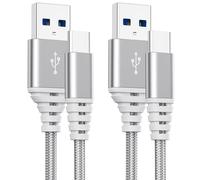 Thef-Câble Usb Type C Charge Rapide 2m+3m Chargeur Pour Samsung S21 S20 Plus Ultra Fe A54 A34 5g S8 S9 A12 A13 A14,Xiaomi Mi 10t Lite/Pro/10 11/9t 9 8,Mi Note 10/A3/9 Se,3a Nylon Tressé,Usb-C Vers Us