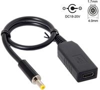 THEF-Cablecc UC-101 Câble de charge USB 3.1 type C USB-C vers DC 20 V 4.0 1,7 mm pour ordinateur portable