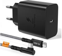 Thef-Chargeur 45w Avec Cable Type C Charge Rapide 3m, Chargeur Usb C Rapide, Adaptateur Prise Compatible Avec S23 Ultra/S23 Plus/S22 Ultra/S22 Plus/Tab S8/S8 Ultra/S7/S7 Fe/S7 Plus(Noir)