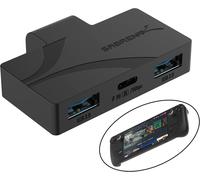 Thef-Hub De Jeu Usb Type-C À 3 Ports Pour Steam Deck Usb 3.2 5 Gbit/S, Double Ports Usb-A, Charge Pd, Design Compact (Hb-Stdk)