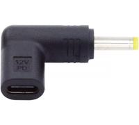 THEF-USB 3.1 Type C USB - C Femelle à DC 12V 4.0x1.7mm Adaptateur de Prise 90 degrés Angle PD simulateur Trigger