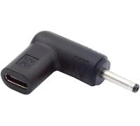 THEF-USB 3.1 Type C USB - C Femelle vers DC 12V 3.5x1.3 mm Adaptateur de Prise 90 degrés Angle PD simulateur Trigger
