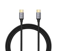 Thef-Usb-C Vers Usb-C 3.1 Gen2 Câble 10gbps Transfert De Données, 100w 20v/5a 3.3ft Usb Type C Câble De Charge Rapide 4k Sortie Vidéo Compatible Avec Thunderbolt 3, Macbook Pro, Galaxy S21 1m