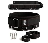 THEFITGUY Ceinture multi-attaches pour machine à câble et Smart Gym Squats et poussées de hanches, 5 points de fixation pour une répartition optimale du poids, 2 sangles (101,6 cm et 68,6 cm) et 3