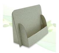 thefoldstands Lot de 5 présentoirs pliables « Herbe Design » - Pour dépliants DIN A6 - 14,8 x 10,5 cm - En carton d'herbe - Utilisation à court et moyen terme