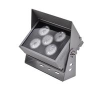 THEGA Faretto LED A Fascio - Faretti LED A Lungo Raggio, AC-220V Faretto A Fascio Stretto Regolabile, Lampada Da Terra per Esterni Impermeabile IP65,Luci Paesaggistiche(Warm White,A-15W)