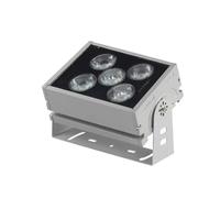 THEGA Faretto LED A Fascio - Faretti LED A Lungo Raggio, AC-220V Faretto A Fascio Stretto Regolabile, Lampada Da Terra per Esterni Impermeabile IP65,Luci Paesaggistiche(Green Light,B-15W)