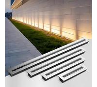 THEGA LED Encastrable Au Sol - AC-220V Projecteurs Décoratifs Rectangulaires Encastrables Extérieur, Projecteurs Encastrables Étanches IP67, Éclairage Extérieur Encastrable(Blue,18W1000MM)