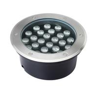 THEGA Lumière Jardin Enterré - Spot Encastrable LED Exterieur, Projecteur Sol intégré AC 220 V, éclairage Chemin d'éclairage étanche IP67, pour lampadaire Cour Pont passerelle Voie(Green,48W)