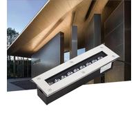 THEGA Lumières Paysage Sol - Lampe Souterraine Extérieure AC85-265V, Spot Encastré Extérieur Étanche IP66, pour Allée Jardin, Patio, Passerelle, Terrasse, Lampe Paysage Marche(Red,12WAC85265V)