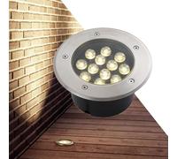 THEGA Lumières Paysage Sol-lumières Enterrées Extérieures, Projecteur Encastré Extérieur AC85-265V, Lumière Souterraine Étanche IP66 LED, Lumière Paysage Décorative Patio(Red,1W)