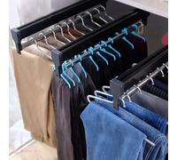 THEGA Porte-Manteau Multicouche, Support Multifonctionnel Intégré Derrière La Porte, avec Crochets, Rangement pour Chaussures, Armoire De Rangement pour Couloir(600MM/23.6INCH)