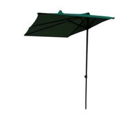 THEGA Toile De Rechange pour Demi-Parasol - Parasol De Jardin Semi-Circulaire À 5 Baleines - Housse De Protection Solaire Demi-Ronde pour Jardin, Terrasse, Mur Ou Clôture