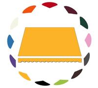 THEGA Toile De Rechange pour Store Banne Rétractable, Auvent en Polyester, Protection Solaire Manuelle pour Balcon, Terrasse Ou Cour Extérieure(Giallo,200x150cm)