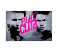 THEGIS Fight Club Poster du film classique sur toile pour décoration murale de salon, chambre à coucher, style sans cadre, 40 x 60 cm