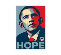 THEGIS Impression sur toile vintage Barack Obama - Décoration de chambre à coucher - Paysage sportif - Cadeau - Sans cadre - 40 x 60 cm