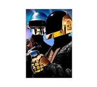 THEGIS Poster sur toile Daft Punk 1 - Décoration de chambre à coucher - Paysage sportif - Décoration de bureau - Cadeau sans cadre - 30 x 45 cm