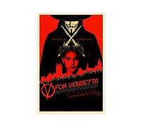 THEGIS Poster sur toile de films classiques V pour Vendetta - Décoration de chambre à coucher - Paysage sportif - Cadeau - Sans cadre - 40 x 60 cm