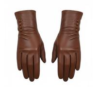 TheGloveHut Gants en cuir souple véritable entièrement doublés pour femme, peau, Extra Large 8"