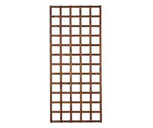 TheGoodGarden Grille en Bois Panneau pour extérieur Hortus Couleur châtaigne 80 x 180 cm
