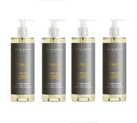 thehotelery.de ACCA KAPPA Giallo Elicriso Savon liquide 380 ml pour l'hôtel, bien-être et spa, shampooing d'hôtel, savon pour les mains (4 x 380 ml)