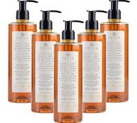 thehotelery.de Prija - Savon liquide avec ginseng - Bouteilles de 380 ml - Savon revitalisant - Wellness Spa Hotel - Luxe - Cosmétique hôtelière - Savon italien pour les mains (5)
