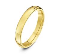 Theia Unisexe Alliance Or Jaune 9ct, Forme Demi-Jonc Confort Super Lourd, Polie, 3mm - Taille 46