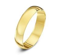 Theia Unisexe Alliance Or Jaune 9ct, Forme Demi-Jonc Lourd, Polie, 3mm - Taille 60