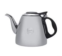 Théière, 1,2 L Theiere induction, Cafetière Kettle Acier inoxydable, Théière pour cuisinière, Bouilloire sur plaque de cuisson, Bouilloire poignée résistante à la chaleur, Pour Thé et Café(1.2L)