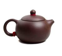 Théière 170 g en argile Yixing chinoise Xishi Zini Zisha pour thé Kungfu en vrac (trou de 9 filtres)