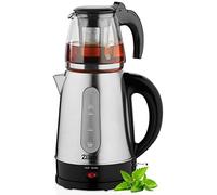 Théière | 2200 W | Protection contre la surchauffe | 100 % sans BPA | Verre de sécurité | Filtre anti-calcaire | Machine à thé | Bouilloire | Bouilloire | Thé | Machine à thé | Machine à thé en verre