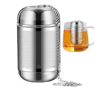 Théière à,Filtre À Thé En Maille Fine Acier Inoxydable Pour Grandes Feuilles | Accessoire De Cuisine Pour Quotidienne Maison Bureau Extérieur Utilisation Occasionnelle