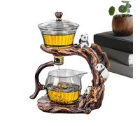 Théière À Goutte,Bouilloire Vintage Résistante À La Chaleur - Set à Lazy Drip avec Infuseur,Pour Préparation Café et Thé à la Maison Bureau