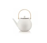 Bodum Théière Douro en porcelaine – Filtre en acier inoxydable 1,5 l