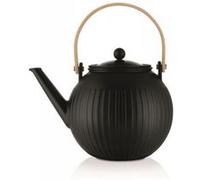 Bodum – Théière à piston Douro – Porcelaine, filtre inox – 1,5 l, noir