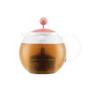 Théière à piston - BODUM - ASSAM 1823-539B - Verre borosilicaté - Couleur rose - Compatible lave-vaisselle