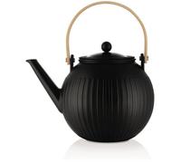 Bodum – Théière à piston Douro – Porcelaine, filtre inox – 1,5 l, noir