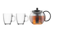 Théière à piston BODUM set Assam theiere piston 1.0L
