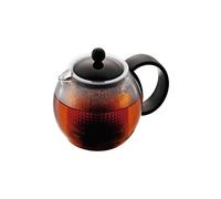 Bodum - Théière à piston, couvercle et filtre en plastique, 0.5 l Noir