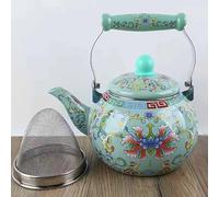 Théière à thé de 2,5 l avec infuseur, design durable sans sifflet, poignée résistante à la chaleur