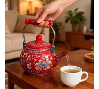 Théière à thé de 2,5 l avec infuseur, design durable sans sifflet, poignée résistante à la chaleur