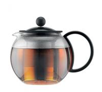 Bodum Théière à piston ASSAM – couvercle plastique, filtre en inox – 0,5 L